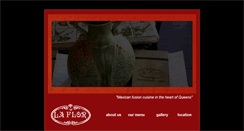 Desktop Screenshot of laflorrestaurant.com